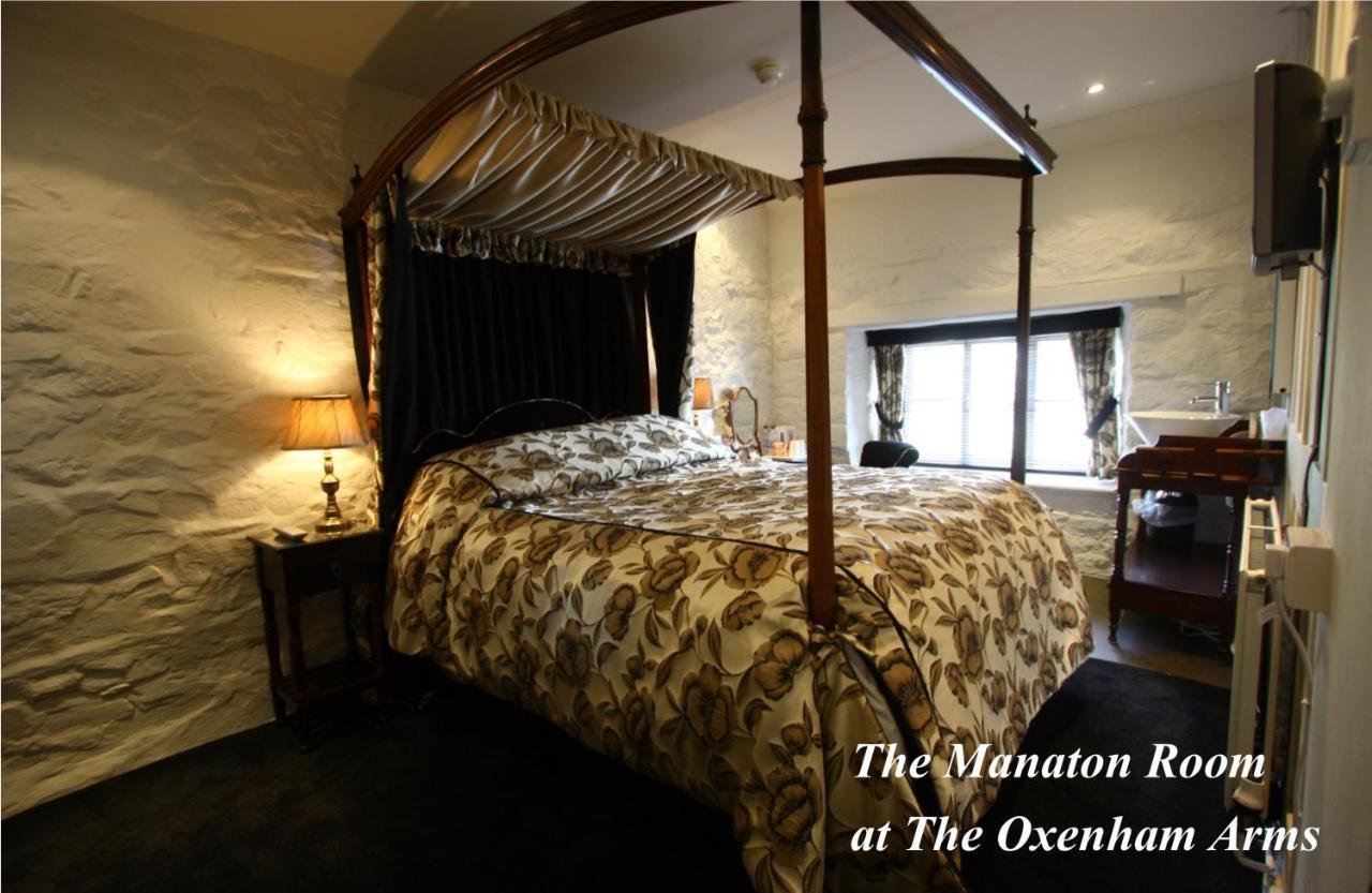 The Oxenham Arms Hotel Devon South Zeal Exterior foto